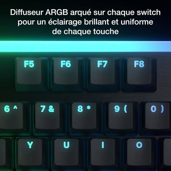 mekaniskt tangentbord - BE QUIET! - ljusmontering tyst taktil - ARGB - extra tyst - DE ISO