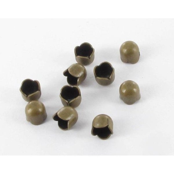 MégaCréa - Tulpanmunstycke Ø 4 mm Brons (förpackning med 10)