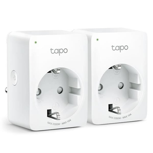 Mini smart plug - TP-Link - Tapo P100 - Pack of 2 - Wi-Fi - Röstkontroll