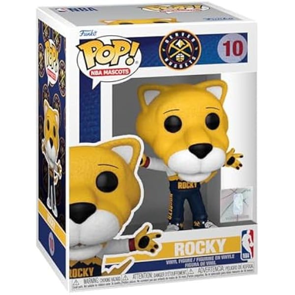 Figurine Funko Pop! - FUNKO - Rocky The Mountain Lion - NBA - 9,5 cm - Hållbart Vinyl