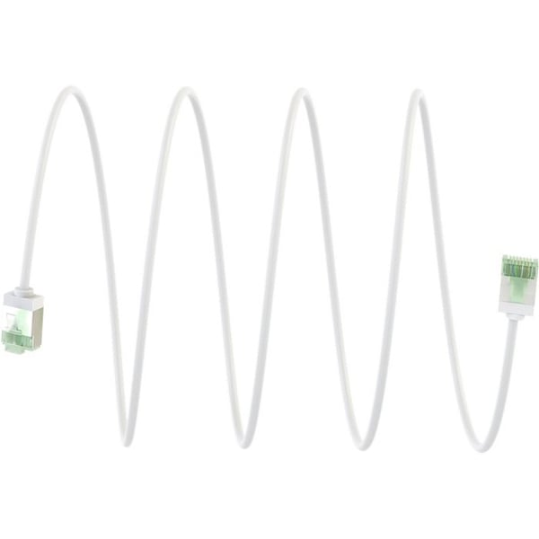 GOOBAY Ethernetkabel Cat8.1 skärmad LSOH slim / ultra flexibel - vit 2m