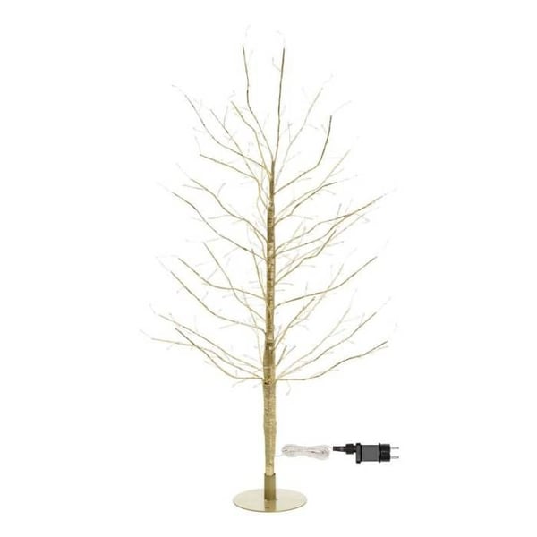 Lysende træ Gren LIND Champagne H90cm 240 Micro-LED Blink Lotti