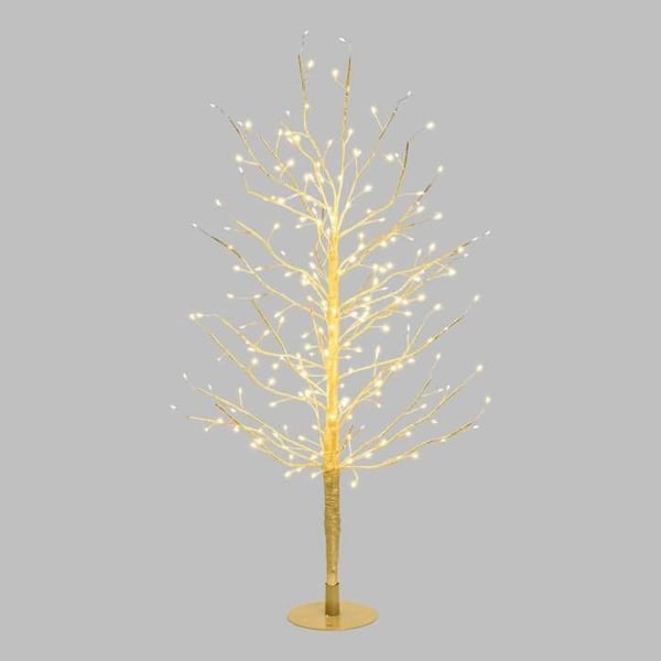 Lysende træ Gren LIND Champagne H90cm 240 Micro-LED Blink Lotti