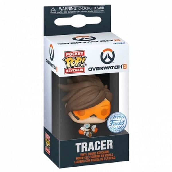 Nyckelring - Funko - Overwatch 2 - Tracer - Brun/Orange - Blandad - 4 cm