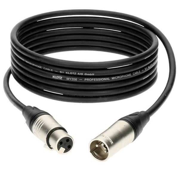 Klotz Kabel M1 Pro XLR hane/hona, 15m Mikrofonkabel