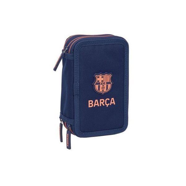 Pencil Case - FC BARCELONA - Tripeldämd Penna Fodral - 37 tillbehör - Blå - Syntetisk