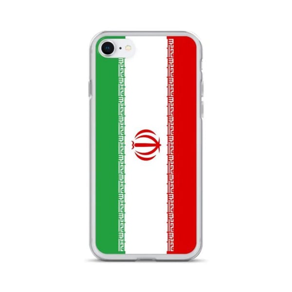 Mobilskal - PIXELFORMA - Irans flagga - Kompatibel med iPhone 6 - Mjuk - Stötresistent - Silikon
