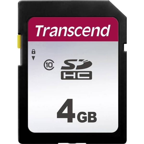 SDHC-kort 4 GB Transcend Premium 300S TS4GSDC300S Klass 10, UHS-I, UHS-Klass 1 1 st.