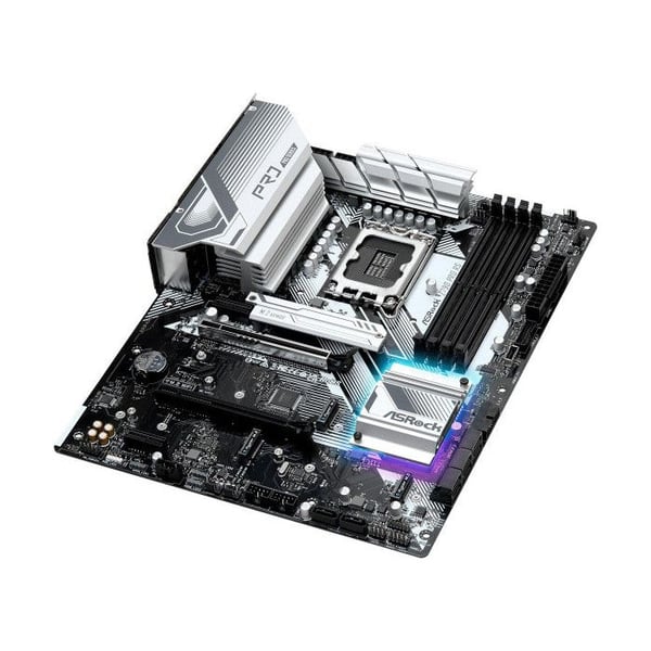 Emolevy - ASRock - Z790 PRO RS - Valkoinen - Socket 1700 - 4 muistikohdetta