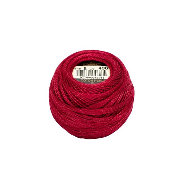 Coton perlé DMC art 116, tjocklek 8 - nystan om 80m - Att 498