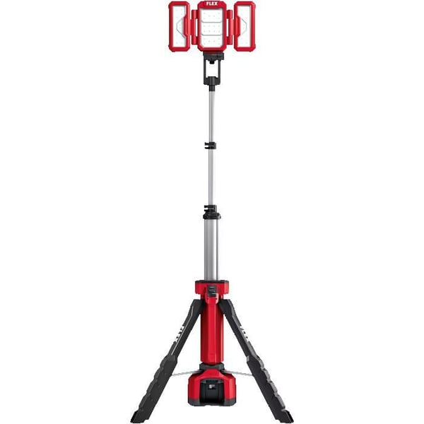 FLEX LED byggarbetslampa 18V eller 230V TL 4000 med stativ - Utan batteri eller laddare - 530375