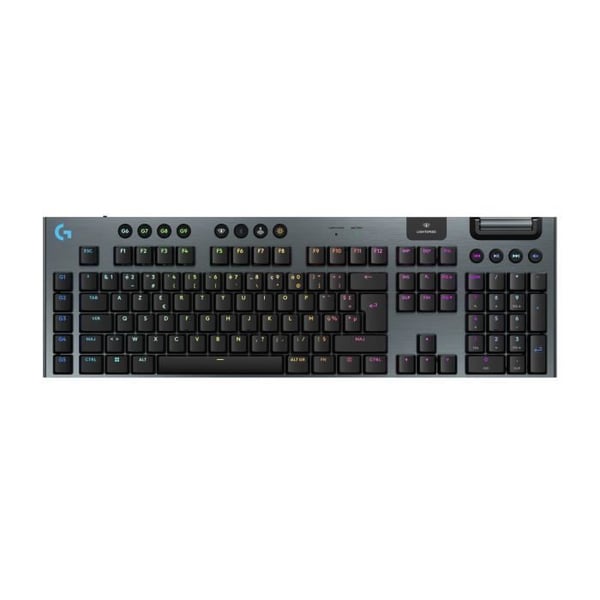 Spel-tangentbord - Trådlös - Logitech G - G915 X - AZERTY - Mekanisk - Svart
