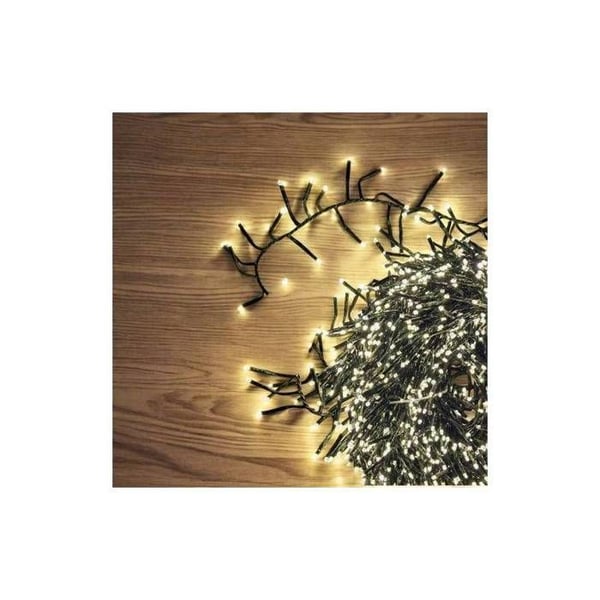 Mini BOA Guirlande 30m 1500 LED varm hvid 8 funktioner IP44