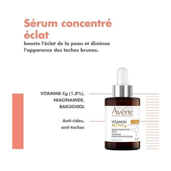 AVENE - Serum korrigerande glöd ljusstyrka Vitamin aktiv cg 30 ml serum