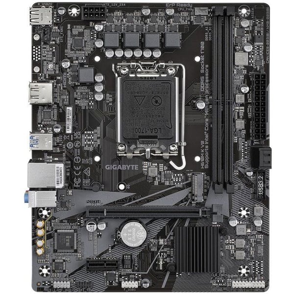 Moderkort - GIGABYTE - H610M K V2 DDR5 - Format Micro-ATX - Chipset Intel H610 - DDR5