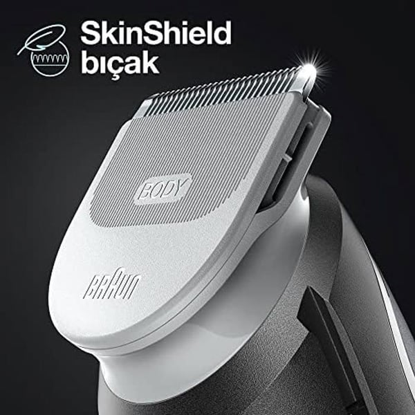 Kroppstrimmer - BRAUN - BG3340 - Svart - Autonomi 80 min - Avtagbart skärhuvud