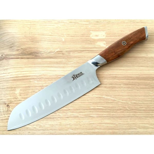 Macemaker Venedig SanMai Santoku med läderfodral