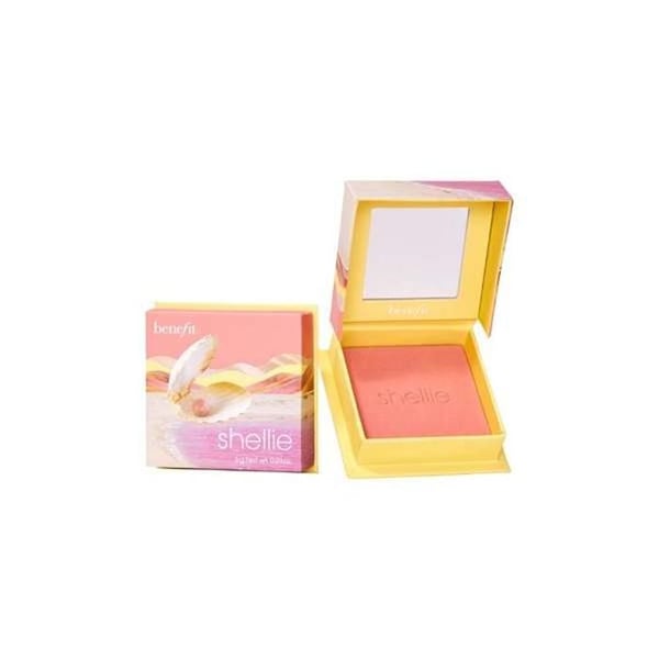 Rouge - BENEFIT - SHELLI BLUSH PUDER - Rose coquillage - Naturlig finish - Fuktbeständig