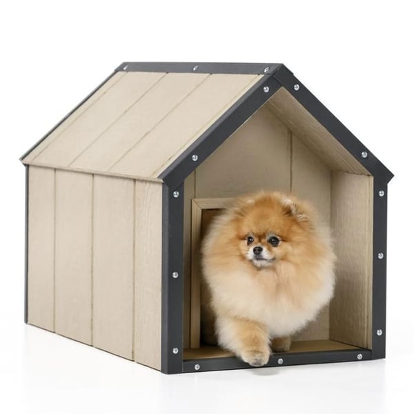 LP SmartSide Niche för hund - Hundkoja för små hundar, 48 x 74 x H58 cm, Storlek S - TIMBELA M970-1