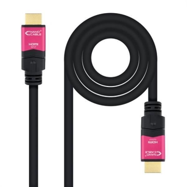 Nanokabel 10.15.3720. Kabellängd: 20 m, Anslutning 1: HDMI Typ A (Standard), Anslutning 1 kön: Hane, Anslutning 2: HDMI
