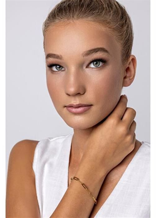Armband - EMILY WESTWOOD - Makenzie EWB24033G - Guldpläterad - 16 cm - Förlängning 4 cm