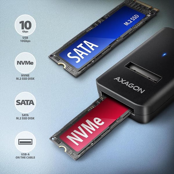 AXAGON Adaptator USB 3.2 ADM2
