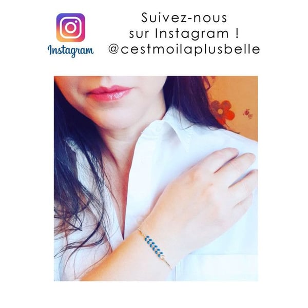 Kollektion CMLPB - Halvstyv armband i turkos