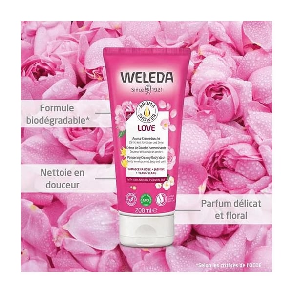 Weleda aroma dusch kärlekskräm harmoniserande 200ml