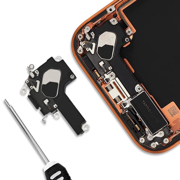 Ersättningshögtalare för iPhone 17 Pro Svart