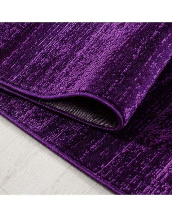 Modern matta - Ayyildiz - Lila - 80x150 cm - 100% PP Heatset - Kort lugg