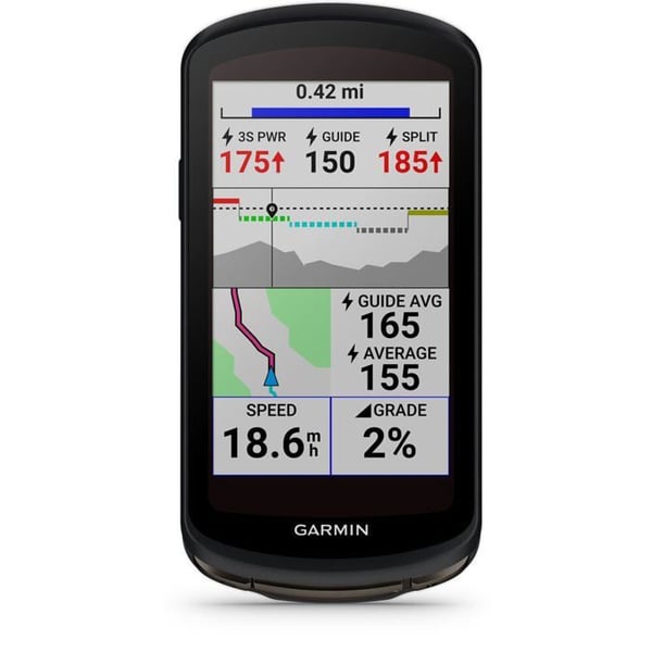 GPS - GARMIN - Edge 1040 Solar - Silikonetui - MTB-beslag - USB-kabel