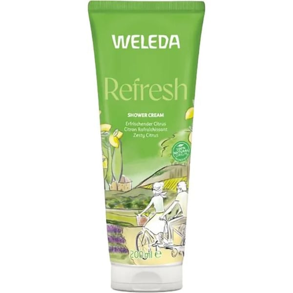 Weleda aroma bruse kærlighed creme de douche harmoniserende 200ml