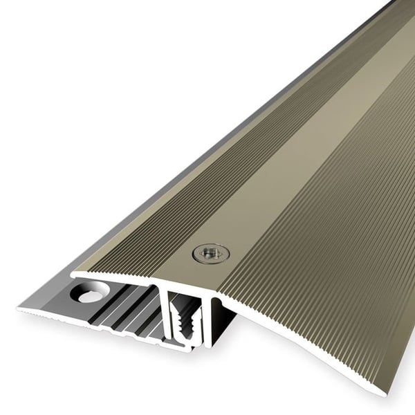 PROVISTON Övergångsprofil Kompensation av laminat l 56 mm Kompensation av H 7 - 18 mm L 2700 mm Aluminiumprofil Sabl...