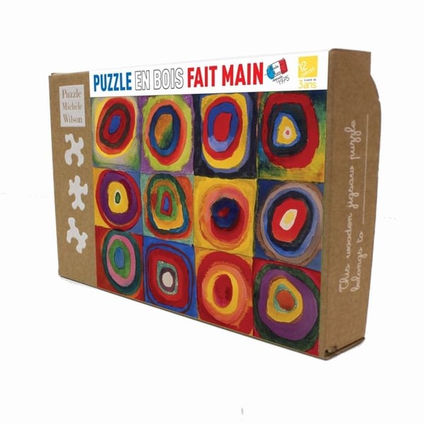 Michèle Wilson Pussel - Squares with Kandinsky Circles - WILSON JEUX