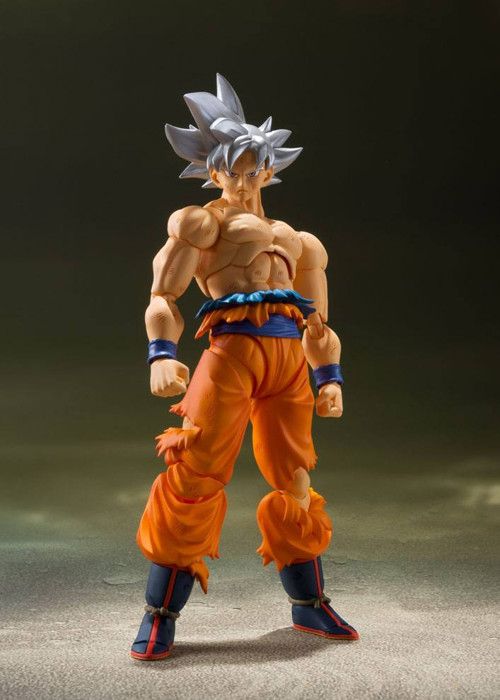 Figurin - TAMASHII NATIONS - Son Goku Ultra Instinct - 14 cm - Dragon Ball Super - 3 ansikten ingår