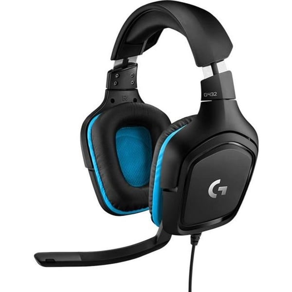 Gaming headset - Trådad - Logitech G - G432 - USB - Xbox One, PS4, Switch, PC, MAC - Svart