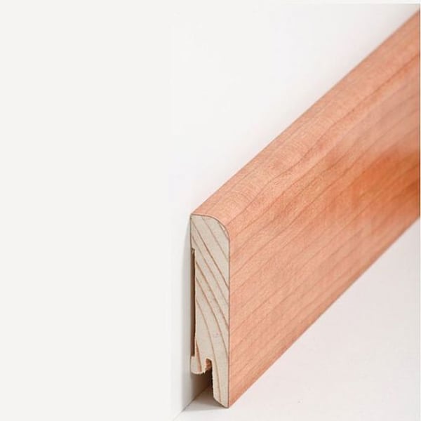PROVISTON Sockel i fanerad trä 15 x 70 x 2500 mm körsbärsträ 25 meter | 10 stycken