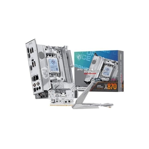 MSI MPG X870I EDGE TI EVO WIFI AMD X870 AM5 DDR5 Mini ITX WiFi 7 PCIe 5.0 USB4