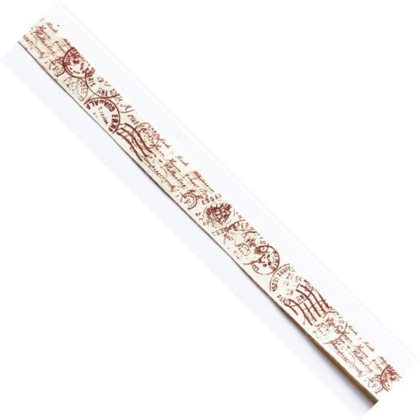 MégaCréa DIY - Bomullsbandsstämplar brun 1,5 cm x 2 m