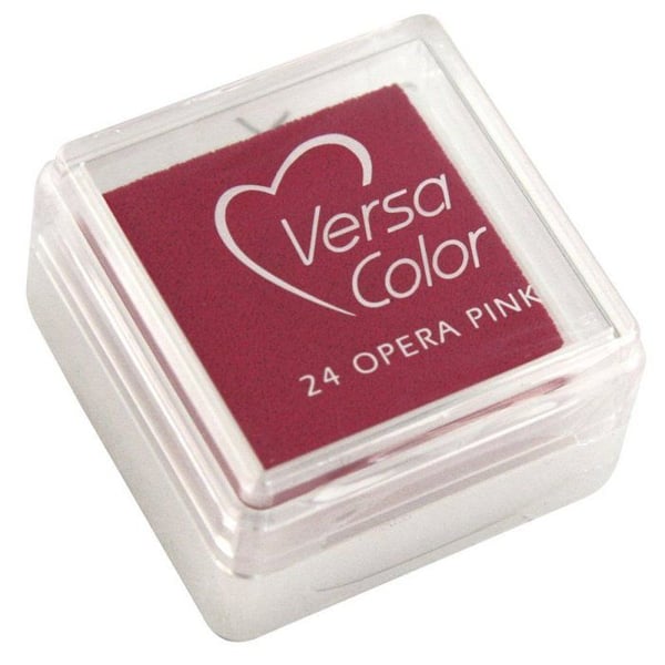"Versacolor" bläckdyna, fuchsia, 2,5x2,5 cm