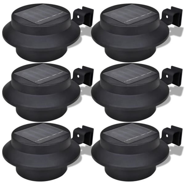 Solljus till rännstängsel - JILI - BEST - Svart - LED 0,6W