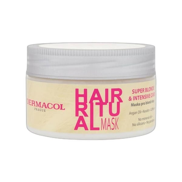 Hårmask - Dermacol - Super Blond - 200ml - Blont hår