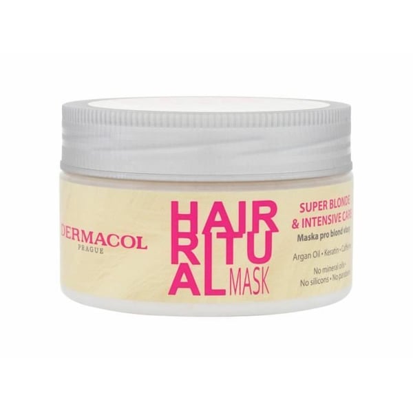 Hårmask - Dermacol - Super Blond - 200ml - Blont hår