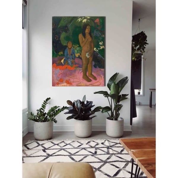 Tavla, Canvastryck - Djävulens ord - Väggdekoration - 60x80cm