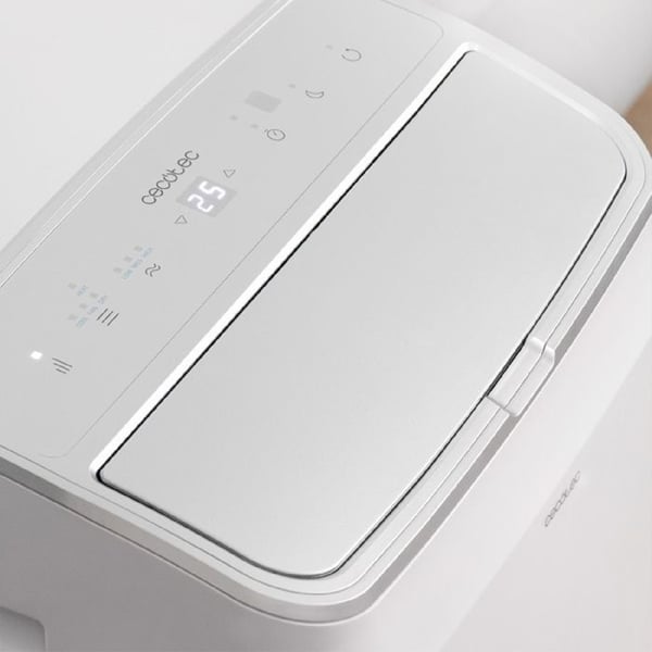 Cecotec Bärbar Luftkonditionering ForceClima 12800 Ljudlös Värme Ansluten. Fjärrkontroll, Wifi och värmepump, 12000 BTU