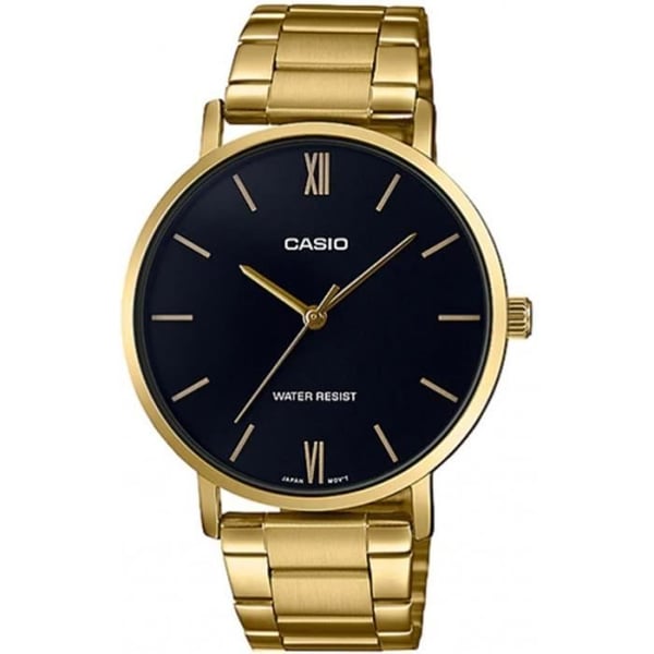 Klocka - CASIO - ENTICER LADY - Guldpläterat rostfritt stål - 34 mm - 3 ATM vattentäthet