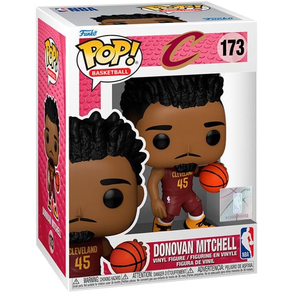 Figurine Funko POP - Funko - NBA Donovan Mitchell - Skulpterade detaljer - Kvalitetsmålning - Hållbar