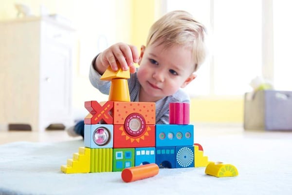 Byggesæt - HABA - Klodser i alle farver - Til børn fra 3 år og op