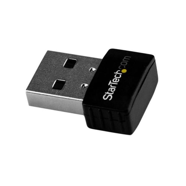 StarTech.com USB WiFi-adapter - AC600 - Nano dual-band trådlös nätverksadapter 802.11ac 1T1R - 2,4 GHz / 5 GHz (USB433ACD1X1)