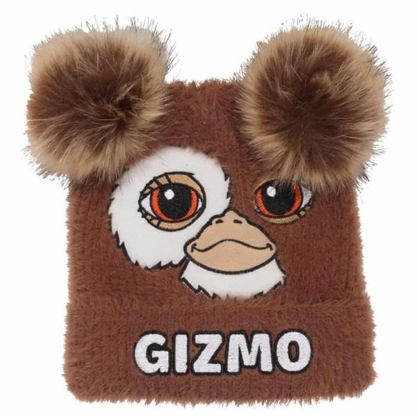 Mössa med Pompom - Warner Bros - Gremlins - 100% Akryl - Grå - One Size Mössa med Pompom - Warner Bros - Gremlins - 100% Akryl - Grå - One Size
